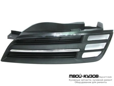 РЕШЕТКА РАДИАТОРА ЛЕВАЯ СТОРОНА ЧЁРНЫЙ-ХРОМ (ТАЙВАНЬ) для Nissan MICRA (2003-)