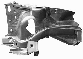 Брызговик крыла ВАЗ-2108 передний левый в сборе (АвтоВАЗ)