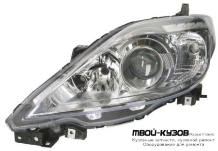 ФАРА ЛЕВАЯ СТОРОНА ПОД КОРРЕКТОР (DEPO) для Mazda 5 (2005-)