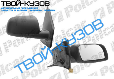POLO HB 01-05 ЗЕРКАЛО ПРАВОЕ ЭЛЕКТРИКА С ОБОГРЕВОМ, ЧЕРНОЕ