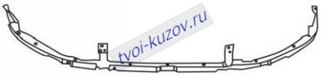 GALANT УСИЛИТЕЛЬ БАМПЕРА переднего ВЕРХН (USA)