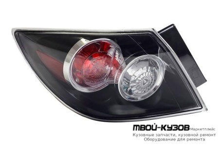 ФОНАРЬ ЗАДНИЙ ВНЕШНИЙ ЛЕВАЯ СТОРОНА (ХЭТЧБЭК) кроме (sport) (DEPO) для Mazda 3 (2004-)