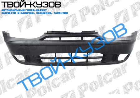 CI/PALIO 97- БАМПЕР ПЕРЕДНИЙ ЧЕРНЫЙ С ОТВ. П/Т