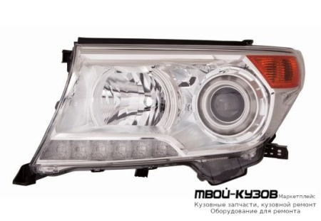 ФАРА ЛЕВАЯ СТОРОНА ДИОД (КСЕНОН) (DEPO) для Toyota LANDCRUISER 200 (2012-)