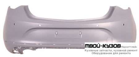 БАМПЕР ЗАДНИЙ С ОТВ ПОД ДАТЧИКИ , ГРУНТ (ХЭТЧБЭК) (ТАЙВАНЬ) для Opel ASTRA J (2009-)