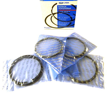 Кольца поршневые ВАЗ-1118 76,5 на дв.21194 16кл. 1,4л (АвтоВАЗ) в уп.