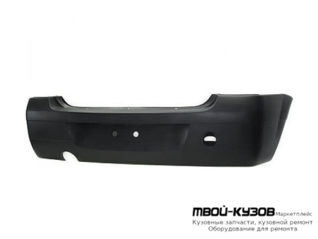 БАМПЕР ЗАДНИЙ ЧЁРНЫЙ для Renault LOGAN (2005-2014)