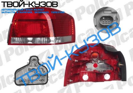 A3 03-08 ФОНАРЬ ЗАДНИЙ ПРАВЫЙ 3 ДВ