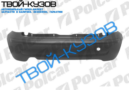 PANDA 03 - БАМПЕР ЗАДНИЙ ЧЕРНЫЙ