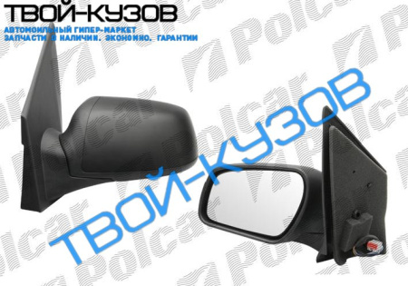 FUSION 05- ЗЕРКАЛО ПРАВОЕ ЭЛЕКТРИЧЕСКОЕ С ОБОГРЕВОМ ЧЕРНОЕ