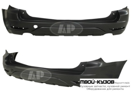 БАМПЕР ЗАДНИЙ ГРУНТ (ТАЙВАНЬ) для Subaru FORESTER (2009-2012)