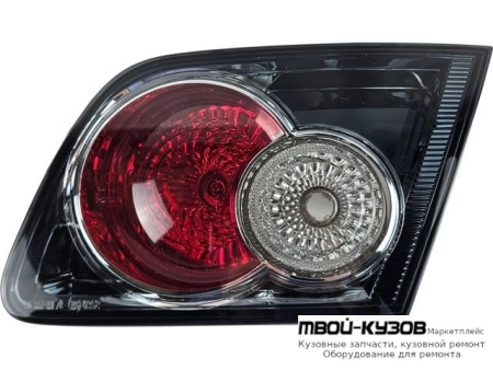 ФОНАРЬ ЗАДНИЙ ВНУТРЕН ПРАВАЯ СТОРОНА (СЕДАН) (ХЭТЧБЭК) ВНУТРИ (DEPO) ЧЁРНЫЙ для Mazda 6 (2002-2007)