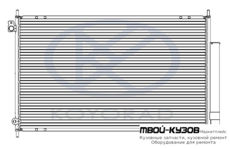 ACCORD КОНДЕНСАТОР КОНДИЦИОНЕРА (KOYO) для Honda ACCORD CL / CM (02.2003-) ЕВРОПА