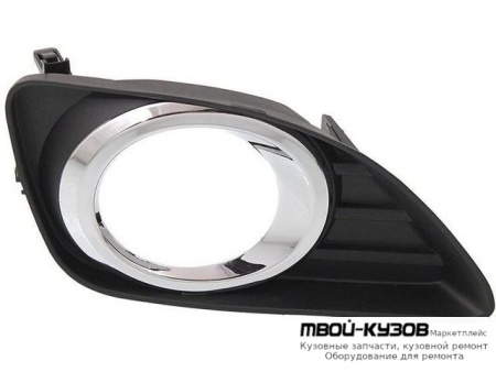 РЕШЕТКА БАМПЕРА ПЕРЕДНИЙ ПРАВАЯ СТОРОНА С ОТВЕРСТИЯМИ ПОД ПРОТИВОТУМАННЫЕ ФАРЫ (КИТАЙ) для Toyota CAMRY V40 (01.2006-)