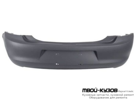 БАМПЕР ЗАДНИЙ (КИТАЙ) для Citroen C-ELYSEE (2013-)