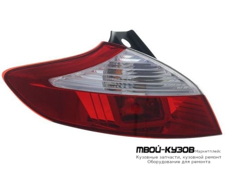 ФОНАРЬ ЗАДНИЙ ВНЕШНИЙ ЛЕВАЯ СТОРОНА (DEPO) для Renault MEGANE (2008-)
