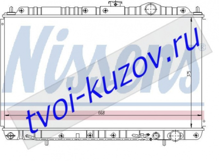 LANCER (COLT 92-) РАДИАТОР ОХЛАЖДЕН AT 1.6 1.8