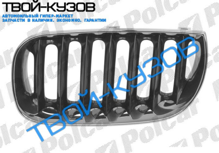 X3 03-10 РЕШЕТКА ХРОМ/ЧЕРНАЯ L