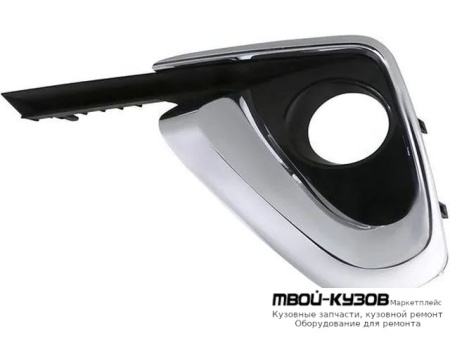 РЕШЕТКА БАМПЕРА ПЕРЕДНИЙ ЛЕВАЯ СТОРОНА С ХРОМ МОЛДИНГ (КИТАЙ) для Toyota FORTUNER (2015-)