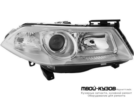ФАРА ПРАВАЯ СТОРОНА ПОД КОРРЕКТОР (DEPO) для Renault MEGANE (2003-2007)