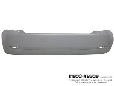 БАМПЕР ЗАДНИЙ ГРУНТ (ТАЙВАНЬ) для Ford FIESTA (2002-2005)