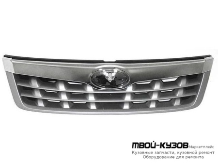 РЕШЕТКА РАДИАТОРА СЕРЫЙЕБРИСТ С ХРОМ МОЛДИНГ (ТАЙВАНЬ) для Subaru FORESTER (2009-2012)