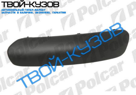 С3 05-10 МОЛДИНГ ПЕРЕДНЕГО БАМПЕРА ЛЕВЫЙ ЧЕРНЫЙ