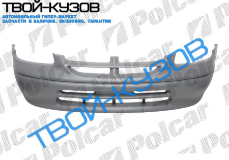 DODGE CARAVAN/CH VOYAGER 96-00 БАМПЕР ПЕРЕДНИЙ С РЕШЕТКОЙ