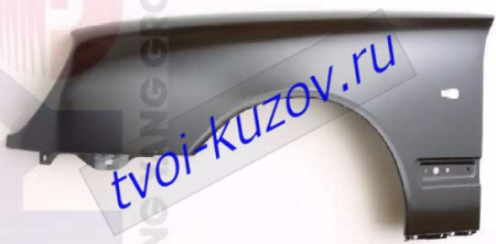 W210 КРЫЛО ПЕРЕДНЕЕ левое с ОТВ П-ПОВТОРИТЕЛЬ