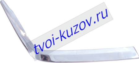 W140 МОЛДИНГ бампера переднего левый хромированный