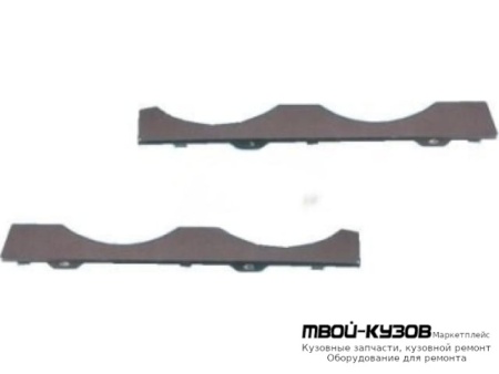 МОЛДИНГ ПОД ФАРУ ЛЕВАЯ СТОРОНА МЕТАЛ (ТАЙВАНЬ) для BMW E38 (06.1994 - 08.1998) (09.1998 - 2002)