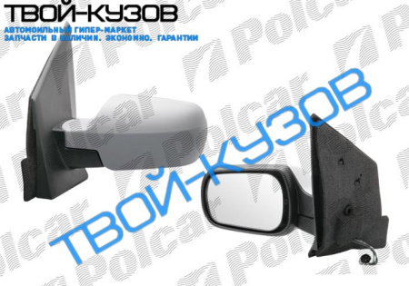 FIESTA 02-05 ЗЕРКАЛО L ЭЛЕКТРИЧЕСКОЕ С ОБОГРЕВОМ ПОД ПОКРАСКУ