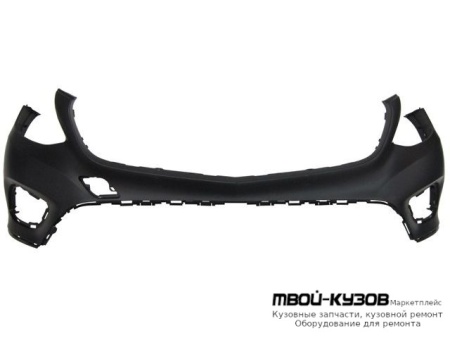БАМПЕР ПЕРЕДНИЙ ВЕРХН ЧАСТЬ С ОТВ ПОД ДАТЧИКИ ГРУНТ (ТАЙВАНЬ) для Mercedes X253 GLC-CLASS (2016-)