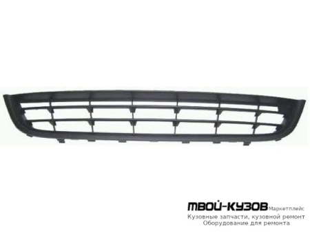 РЕШЕТКА БАМПЕРА ПЕРЕДНИЙ ЦЕНТРАЛ ГРУНТ ЧЁРНЫЙ (ТАЙВАНЬ) для Volkswagen PASSAT CC (2009-)