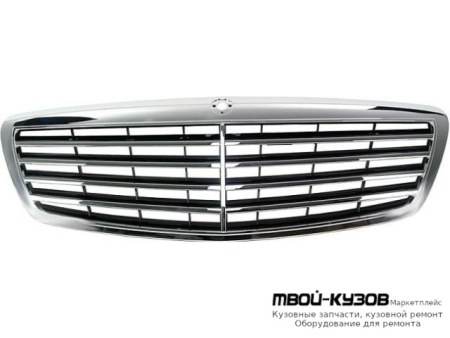 РЕШЕТКА РАДИАТОРА (ориг.) ХРОМ-СЕРЫЙ для Mercedes W221 (10.2005-)