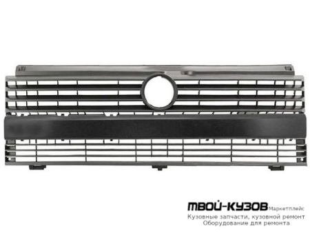 РЕШЕТКА РАДИАТОРА ПРЯМОУГ С МЕТАЛЛ МОЛДИНГ (КИТАЙ) для Volkswagen TRANSPORTER T4 (09.1990-)