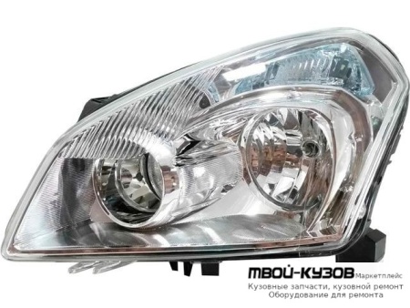 ФАРА ЛЕВАЯ СТОРОНА С КОРРЕКТОР (КИТАЙ) для Nissan QASHQAI (2007-)