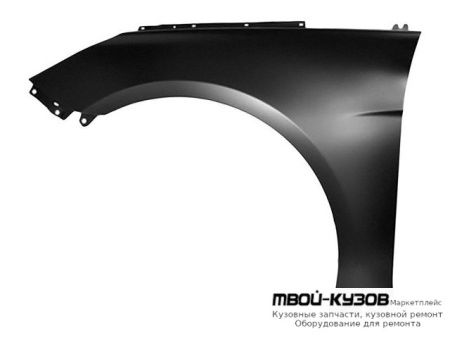 КРЫЛО ПЕРЕДНИЙ ЛЕВАЯ СТОРОНА БЕЗ ОТВ ПОД ПОВТОРИТЕЛЬ (ТАЙВАНЬ) для Hyundai SONATA (2010-)