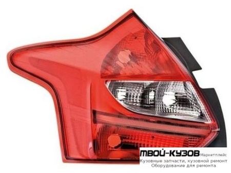 ФОНАРЬ ЗАДНИЙ ВНЕШНИЙ ЛЕВАЯ СТОРОНА (ХЭТЧБЭК) С ДИОД (DEPO) для Ford FOCUS (2011-2014)