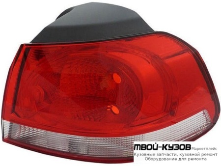 ФОНАРЬ ЗАДНИЙ ВНЕШНИЙ ПРАВАЯ СТОРОНА (Valeo тип) (DEPO) для Volkswagen GOLF VI (2009-2011)