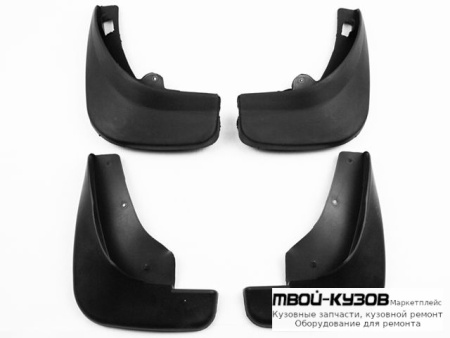 БРЫЗГОВИК ПЕРЕДНИЙ КРЫЛА ЛЕВАЯ + ПРАВАЯ (КОМПЛЕКТ) + ЗАДНИЙ (4 ШТ) (СЕДАН) (КИТАЙ) для Ford FOCUS (2008-2010)