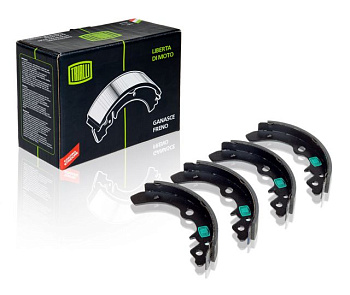 Колодка тормозная ВАЗ-1111 задняя (TRIALLI) GF236 (4 шт.)