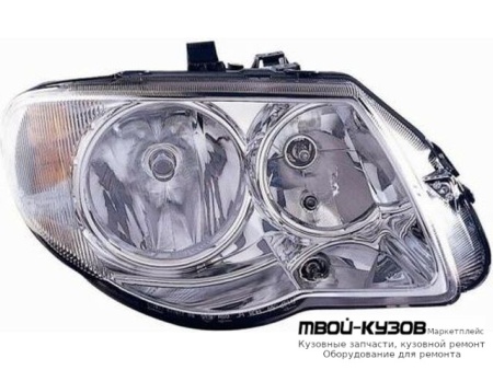 ФАРА ПРАВАЯ СТОРОНА С КОРРЕКТОР ЕВРОПА (DEPO) для Plymouth VOYAGER / DODGE CARAVAN - GRAND CARAVAN / CHRYSLER TOWN&COUNTRY (2005-)