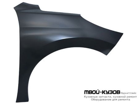КРЫЛО ПЕРЕДНИЙ ПРАВАЯ СТОРОНА (ТАЙВАНЬ) для Peugeot 207 (2005-)