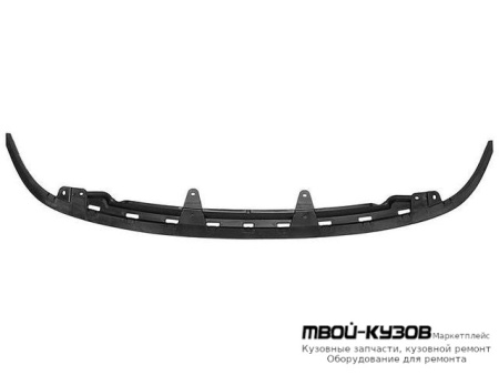 КРЕПЛЕНИЕ СПОЙЛЕРА БАМПЕРА ПЕРЕДНИЙ ЧЁРНЫЙ для Volkswagen GOLF VI (2009-2011)