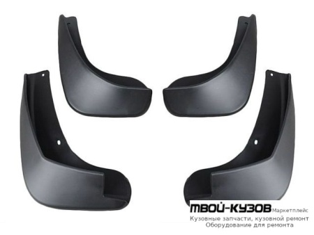 БРЫЗГОВИК ПЕРЕДНИЙ КРЫЛА + ЗАДНИЙ (4 ШТ) (КИТАЙ) для Nissan QASHQAI (2007-)