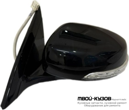 ЗЕРКАЛО ЛЕВАЯ СТОРОНА ЭЛЕКТР С ПОДОГРЕВОМ , УКАЗАТЕЛЬ ПОВОРОТА , АВТОСКЛАДЫВ 9 КОНТ (КИТАЙ) для Nissan TEANA (2008-2013)