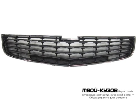 РЕШЕТКА РАДИАТОРА НИЖН ХРОМ-ЧЁРНЫЙ (КИТАЙ) для Chevrolet CRUZE (2009-)