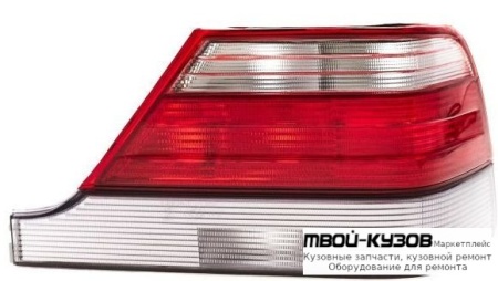 ФОНАРЬ ЗАДНИЙ ВНЕШНИЙ ПРАВАЯ СТОРОНА (DEPO) БЕЛ-КРАСНЫЙ для Mercedes W140 SEDAN (05.1993 - 10.1998)