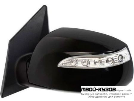 ЗЕРКАЛО ЛЕВАЯ СТОРОНА ЭЛЕКТР С АВТОСКЛАДЫВ УКАЗАТЕЛЬ ПОВОРОТА БЕЗ ПОДОГРЕВОМ 7 КОНТ (КИТАЙ) для Hyundai IX35 (2010-)